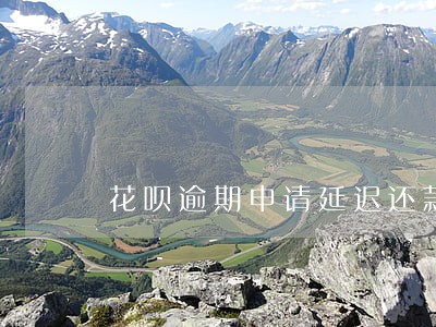 花呗逾期申请延迟还款 花呗逾期申请延迟还款