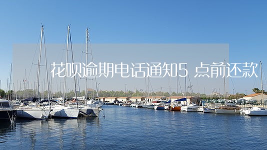 花呗逾期电话通知5点前还款 花呗逾期电话通知5点前还款