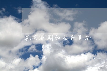 花呗逾期的后果是啥 花呗逾期的后果是啥