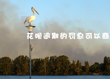 花呗逾期的罚息可以商量减免吗 花呗逾期的罚息可以商量减免吗