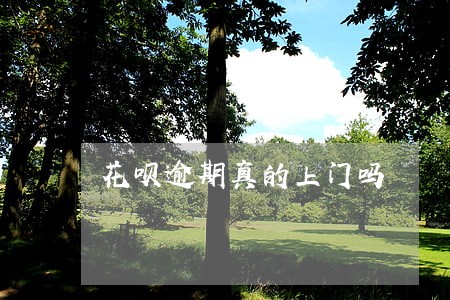 花呗逾期真的上门吗 花呗逾期真的上门吗