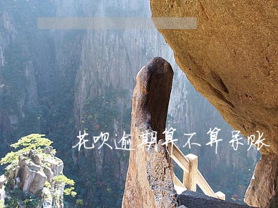 花呗逾期算不算呆账