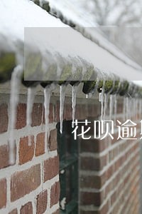 花呗逾期能不能分期还款 花呗逾期能不能分期还款