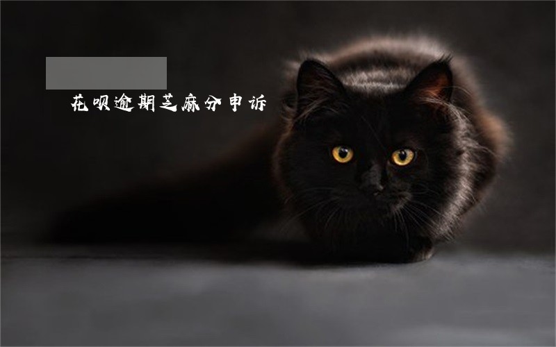 花呗逾期芝麻分申诉 花呗逾期芝麻分申诉