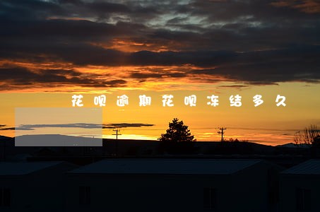 花呗逾期花呗冻结多久 花呗逾期花呗冻结多久