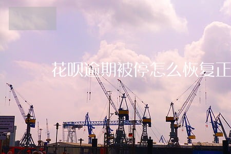 花呗逾期被停怎么恢复正常 花呗逾期被停怎么恢复正常