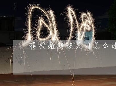 花呗逾期被关闭怎么还钱 花呗逾期被关闭怎么还钱