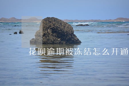 花呗逾期被冻结怎么开通 花呗逾期被冻结怎么开通