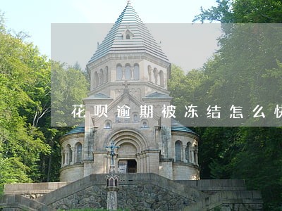 花呗逾期被冻结怎么快速恢复 花呗逾期被冻结怎么快速恢复