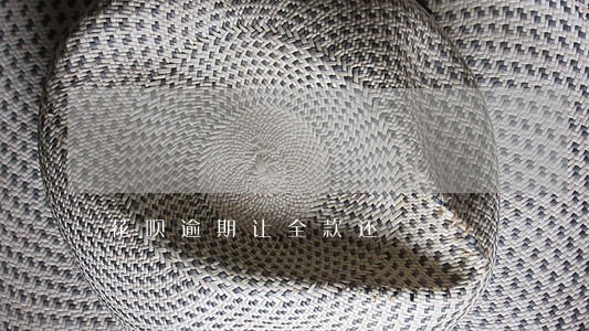 花呗逾期让全款还 花呗逾期让全款还