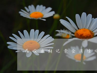 花呗逾期记录会消除吗 花呗逾期记录会消除吗