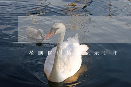 花呗逾期负面记录2年