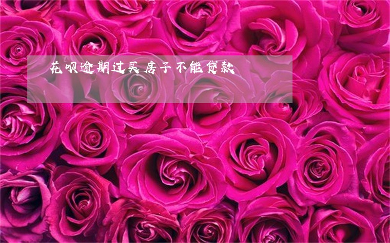 花呗逾期过买房子不能贷款 花呗逾期过买房子不能贷款