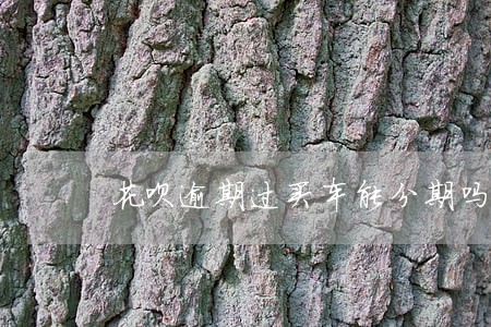 花呗逾期过买车能分期吗 花呗逾期过买车能分期吗
