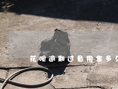 花呗逾期过备用金多久才能用 花呗逾期过备用金多久才能用
