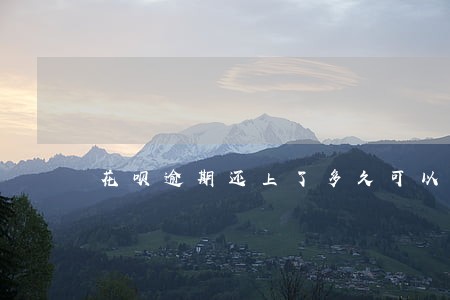 花呗逾期还上了多久可以恢复 花呗逾期还上了多久可以恢复