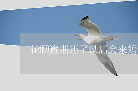 花呗逾期还了以后会来短信吗