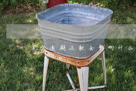 花呗逾期还款会影响什么 花呗逾期还款会影响什么