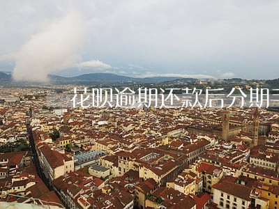 花呗逾期还款后分期手机 花呗逾期还款后分期手机