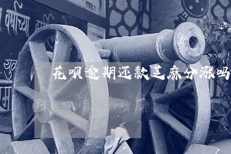花呗逾期还款芝麻分涨吗 花呗逾期还款芝麻分涨吗