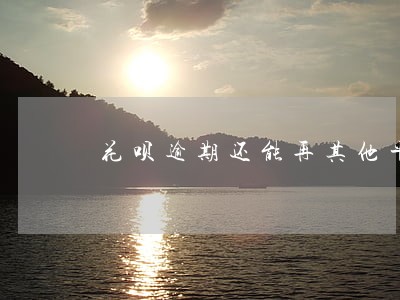 花呗逾期还能再其他平台借钱吗 花呗逾期还能再其他平台借钱吗