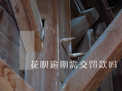 花呗逾期需交罚款吗 花呗逾期需交罚款吗