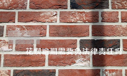 花呗逾期需要负法律责任吗 花呗逾期需要负法律责任吗