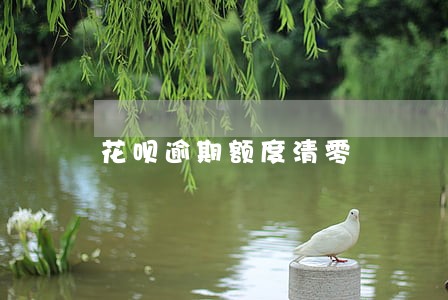 花呗逾期额度清零 花呗逾期额度清零