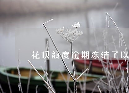 花呗额度逾期冻结了以后还能用吗 花呗额度逾期冻结了以后还能用吗