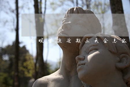 花呗首次逾期三天会怎么样 花呗首次逾期三天会怎么样