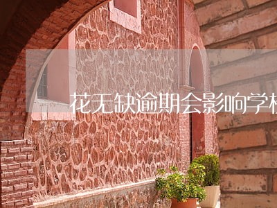 花无缺逾期会影响学校信息吗