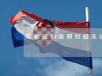 花瓣没有逾期但被冻结了几个月 花瓣没有逾期但被冻结了几个月
