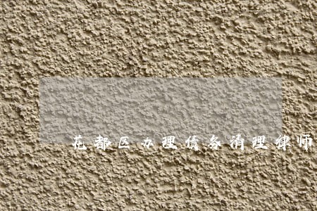 花都区办理债务清理律师介绍 花都区办理债务清理律师介绍