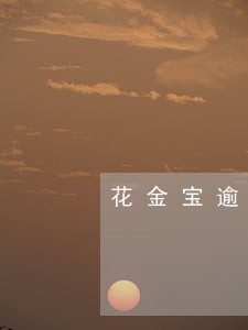 花金宝逾期了催收怎么样