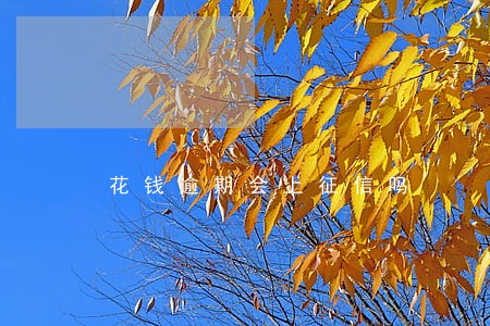 花钱逾期会上征信吗 花钱逾期会上征信吗
