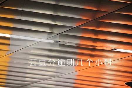 芸豆分逾期几个小时 芸豆分逾期几个小时