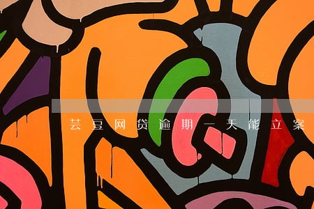 芸豆网贷逾期一天能立案吗