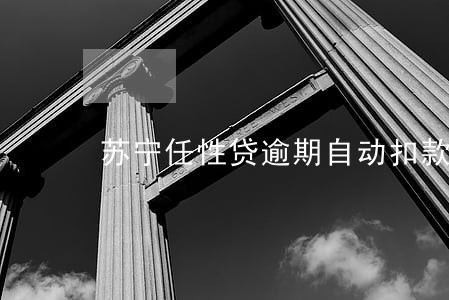 苏宁任性贷逾期自动扣款开通 苏宁任性贷逾期自动扣款开通