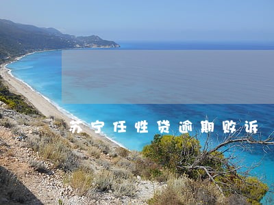 苏宁任性贷逾期败诉 苏宁任性贷逾期败诉