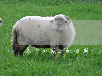 苏宁分期上面逾期10天 苏宁分期上面逾期10天
