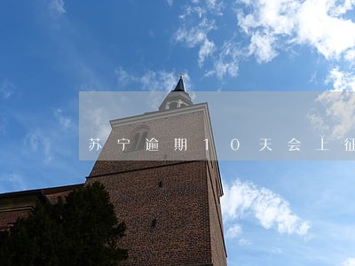 苏宁逾期10天会上征信吗 苏宁逾期10天会上征信吗