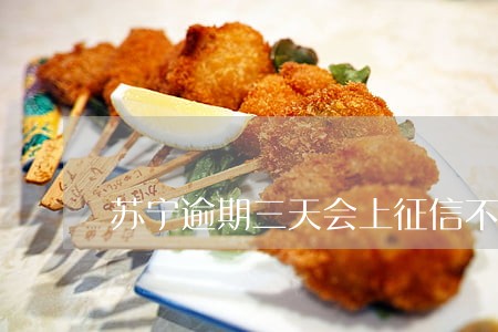 苏宁逾期三天会上征信不 苏宁逾期三天会上征信不