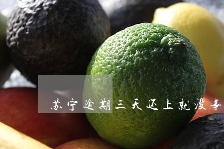 苏宁逾期三天还上就没事了吧 苏宁逾期三天还上就没事了吧