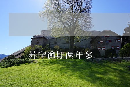 苏宁逾期两年多 苏宁逾期两年多