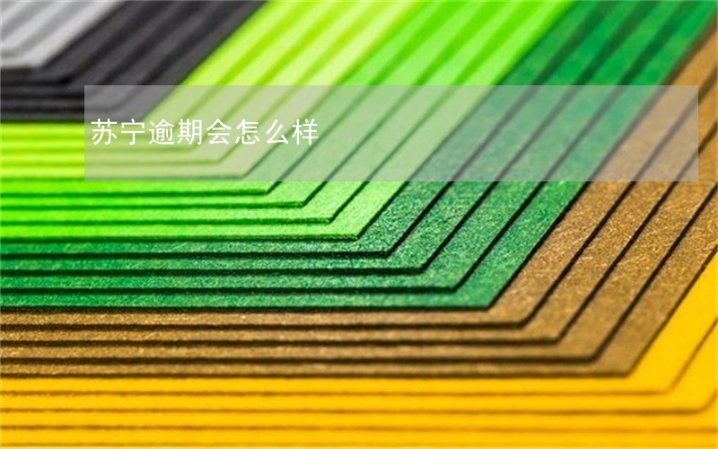 苏宁逾期会怎么样 苏宁逾期会怎么样
