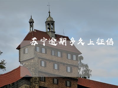 苏宁逾期多久上征信 苏宁逾期多久上征信