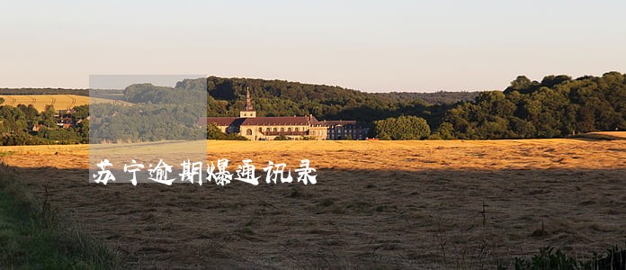 苏宁逾期爆通讯录 苏宁逾期爆通讯录