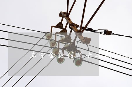 苏宁金融信用卡逾期后怎么办 苏宁金融信用卡逾期后怎么办