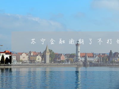 苏宁金融逾期了不打我电话了 苏宁金融逾期了不打我电话了