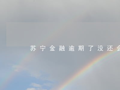 苏宁金融逾期了没还会坐牢吗 苏宁金融逾期了没还会坐牢吗